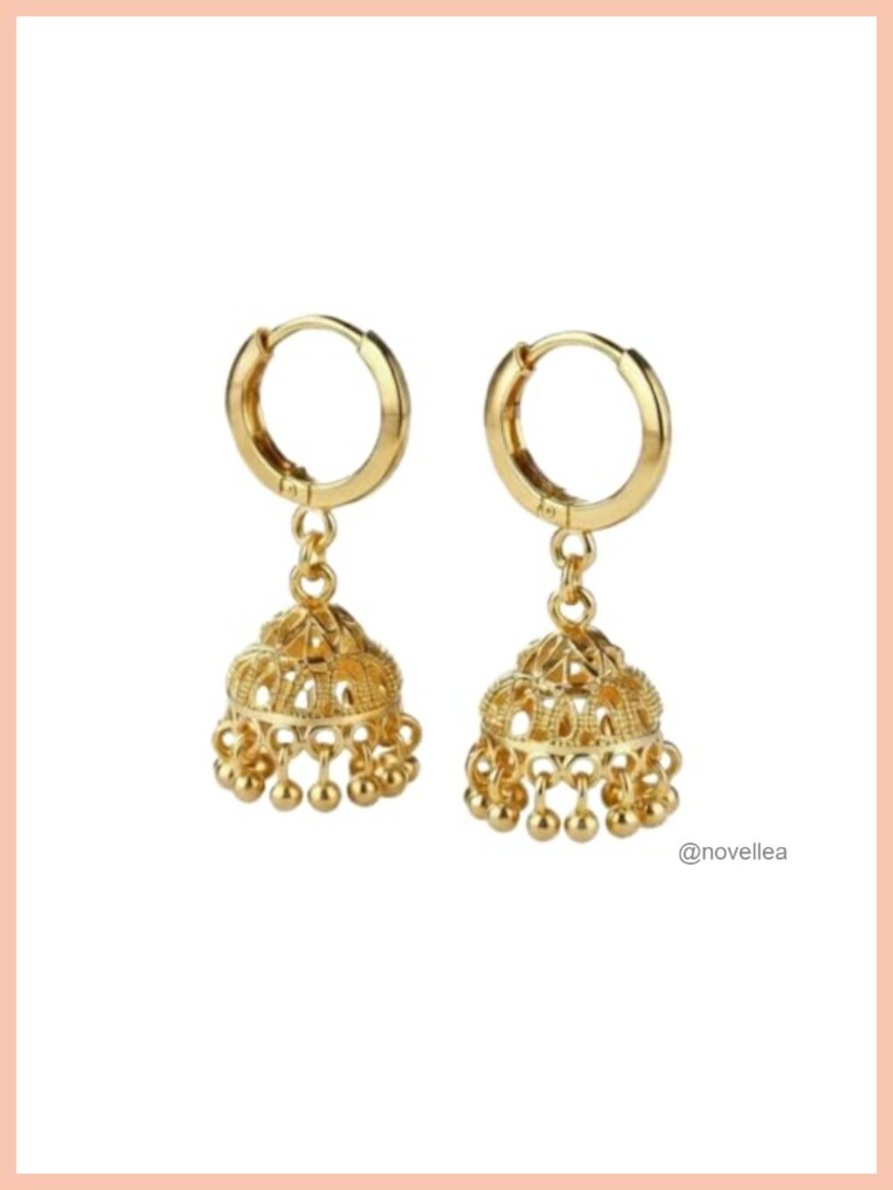 Layered Hoop Jhumka Dangle Earrings Set Women Antique Designer Alloy